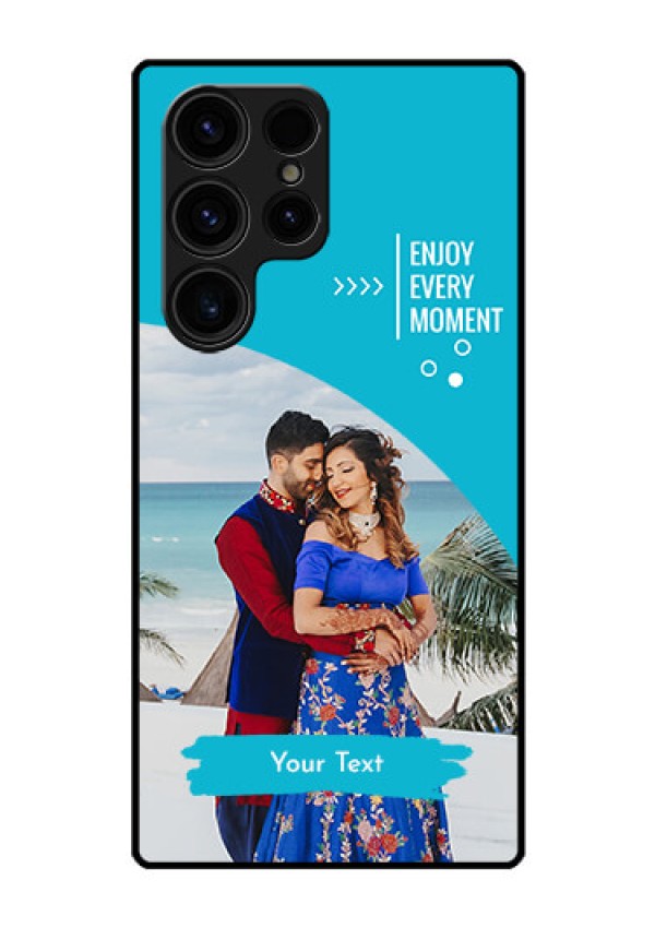 Galaxy S23 Ultra 5G Custom Glass Mobile Case - Happy Moment Design