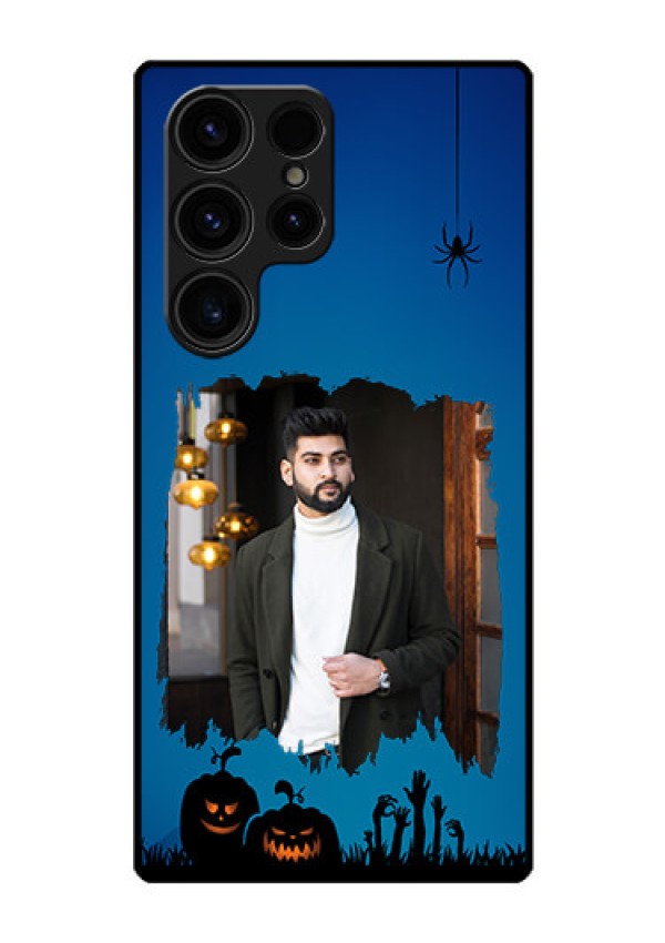 Galaxy S23 Ultra 5G Photo Printing on Glass Case - with pro Halloween design