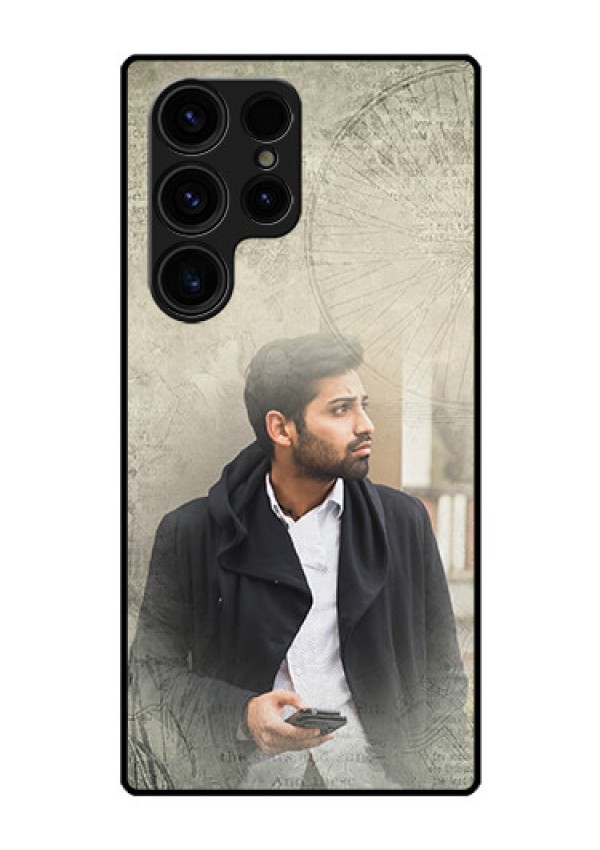 Galaxy S23 Ultra 5G Custom Glass Phone Case - with vintage design