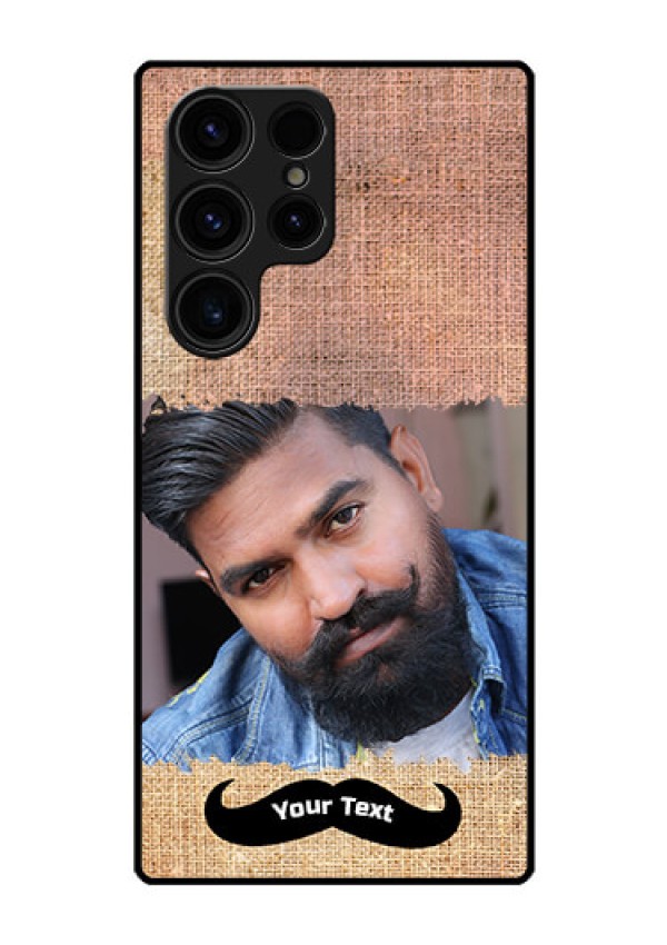 Galaxy S23 Ultra 5G Personalized Glass Phone Case - with Texture Design