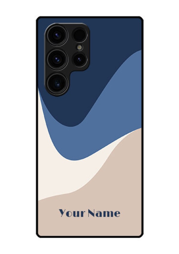 Galaxy S23 Ultra 5G Custom Glass Phone Case - Abstract Drip Art Design