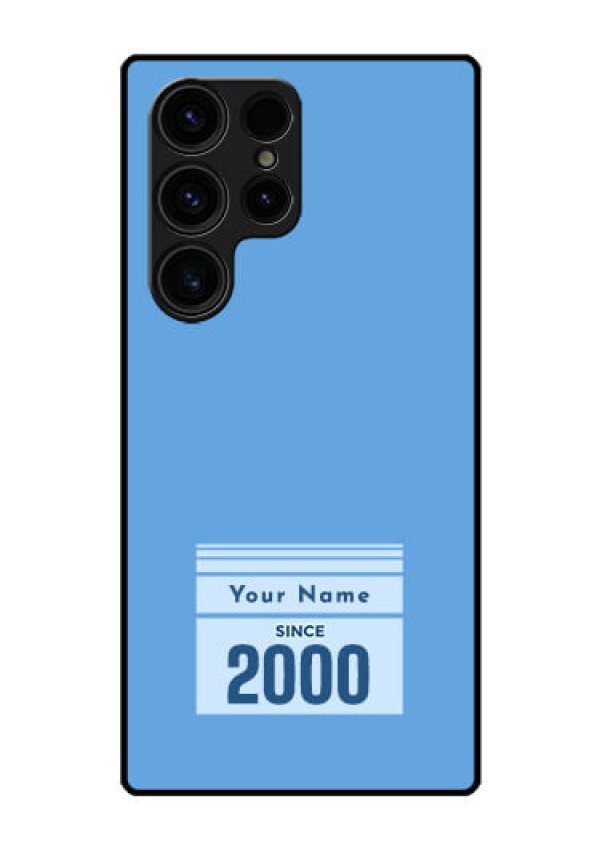 Galaxy S23 Ultra 5G Custom Glass Mobile Case - Custom Year of birth Design
