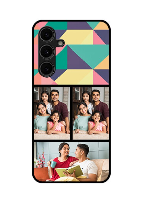 Galaxy S24 FE 5G Custom Glass Phone Case - Bulk Pic Upload Design
