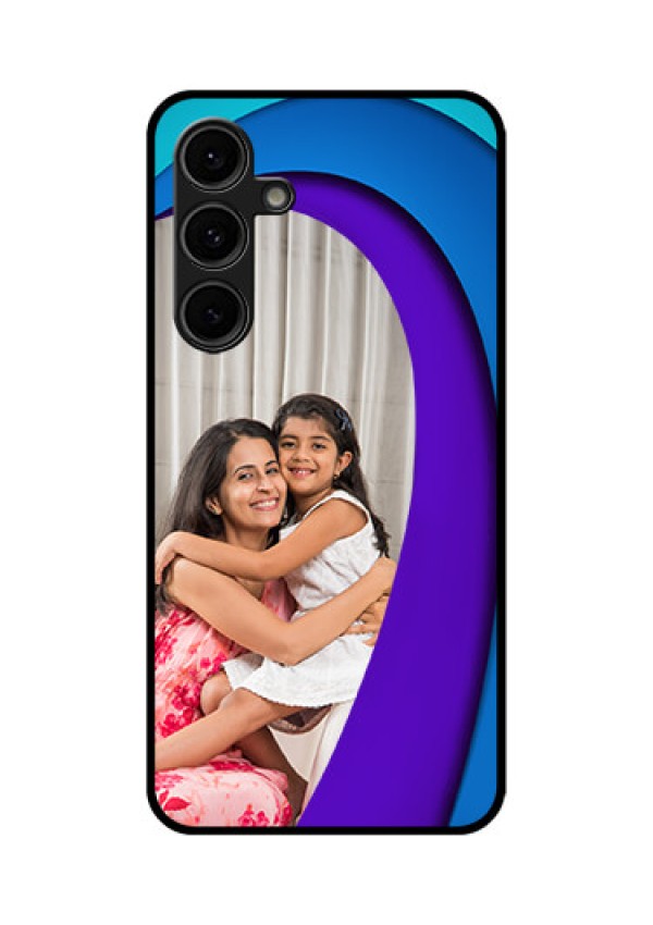 Galaxy S24 FE 5G Custom Glass Phone Case - Simple Pattern Design