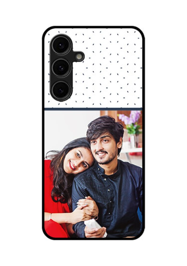 Galaxy S24 FE 5G Custom Glass Phone Case - Premium Dot Design