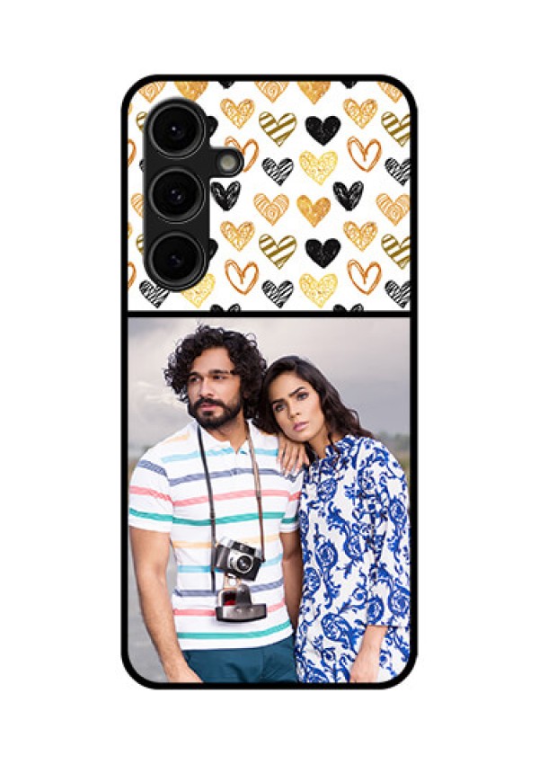 Galaxy S24 FE 5G Custom Glass Phone Case - Love Symbol Design