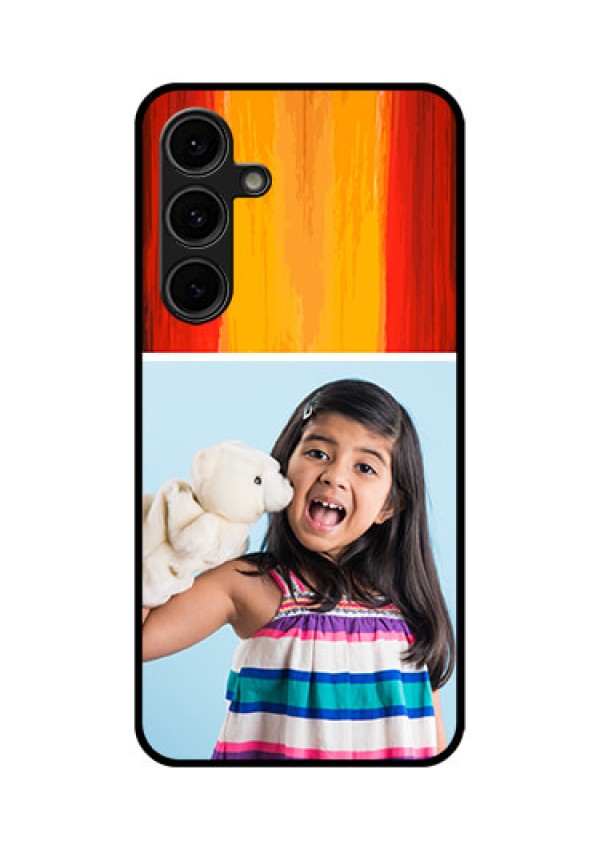 Galaxy S24 FE 5G Custom Glass Phone Case - Multi Color Design