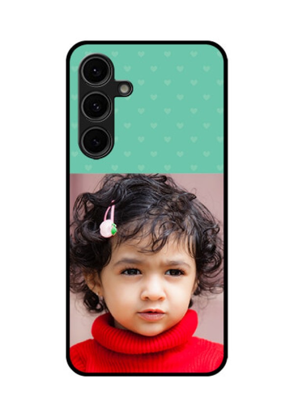 Galaxy S24 FE 5G Custom Glass Phone Case - Lovers Picture Design