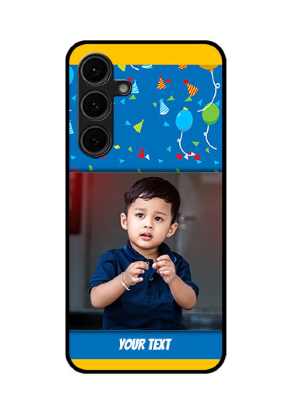 Galaxy S24 FE 5G Custom Glass Phone Case - Birthday Wishes Design