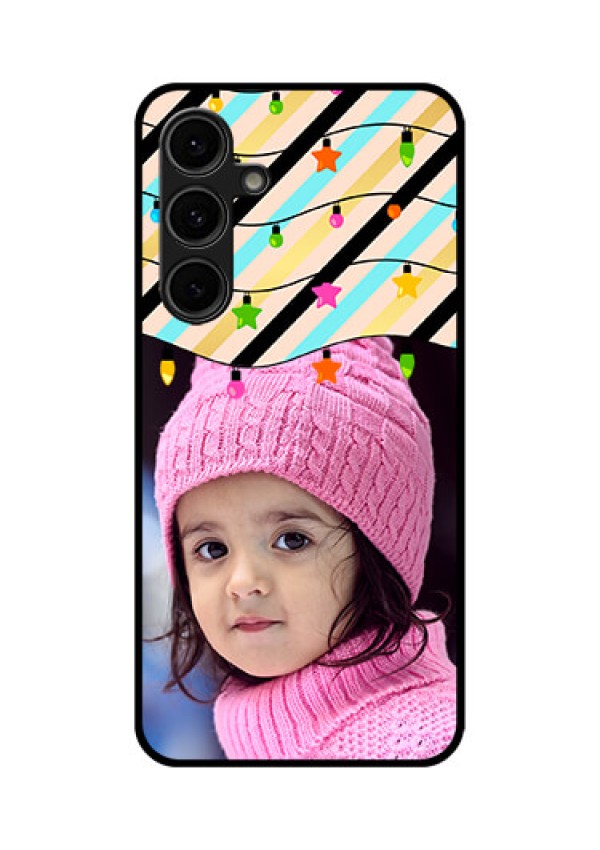 Galaxy S24 FE 5G Custom Glass Phone Case - Lights Hanging Design
