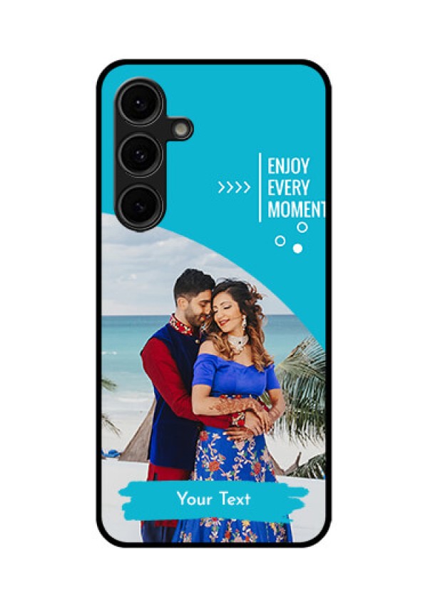 Galaxy S24 FE 5G Custom Glass Phone Case - Happy Moment Design