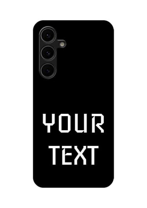 Galaxy S24 FE 5G Custom Glass Phone Case - Your Name Design