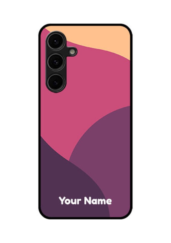 Galaxy S24 FE 5G Custom Glass Phone Case - Mixed Multi - Colour Abstract Art Design