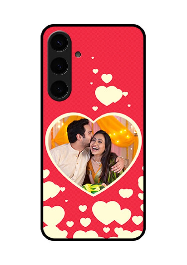 Samsung Galaxy S24 Plus 5G Custom Glass Phone Case - Love Symbols Phone Cover Design