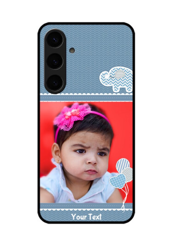 Samsung Galaxy S24 Plus 5G Custom Glass Phone Case - With Kids Pattern Design