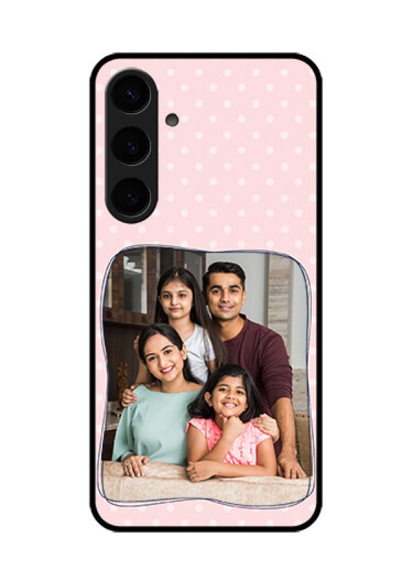 Samsung Galaxy S24 Plus 5G Custom Glass Phone Case - Family With Dots Design