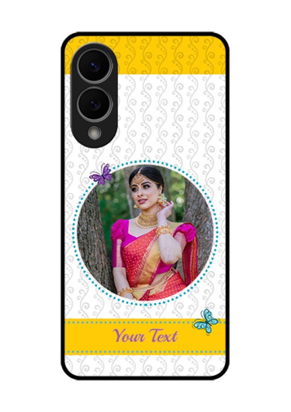 Samsung Galaxy S25 Edge 5G Custom Glass Phone Case - Girls Premium Case Design