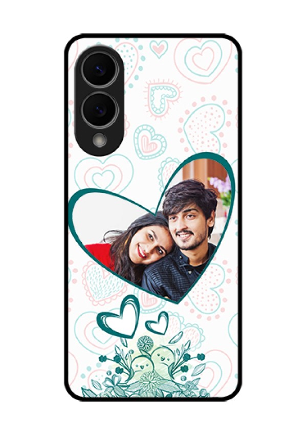 Samsung Galaxy S25 Edge 5G Custom Glass Phone Case - Premium Couple Design
