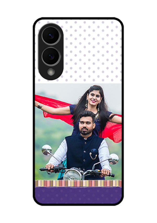 Samsung Galaxy S25 Edge 5G Custom Glass Phone Case - Cute Family Design