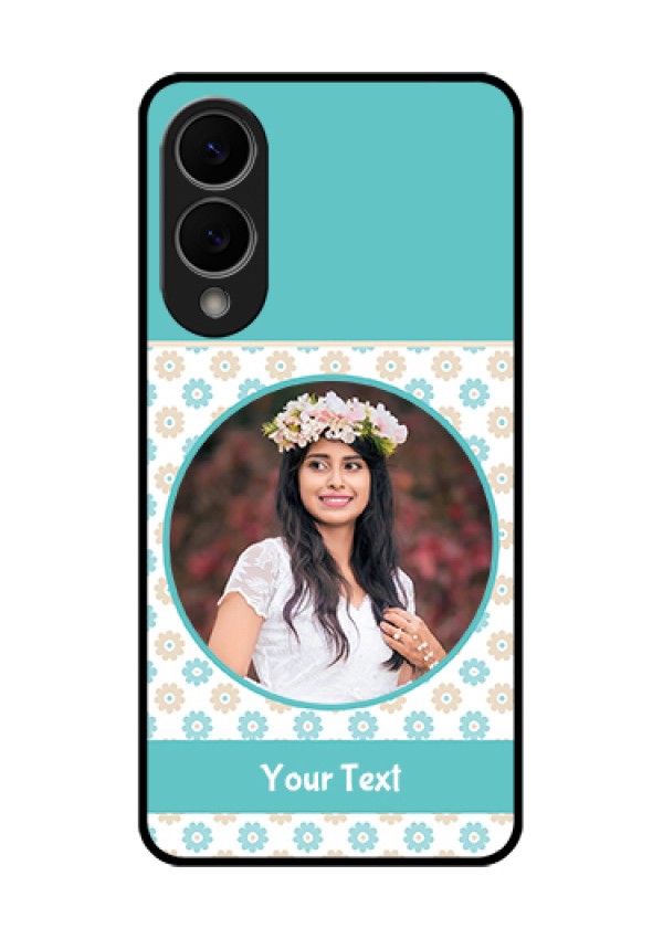 Samsung Galaxy S25 Edge 5G Custom Glass Phone Case - Beautiful Flowers Design