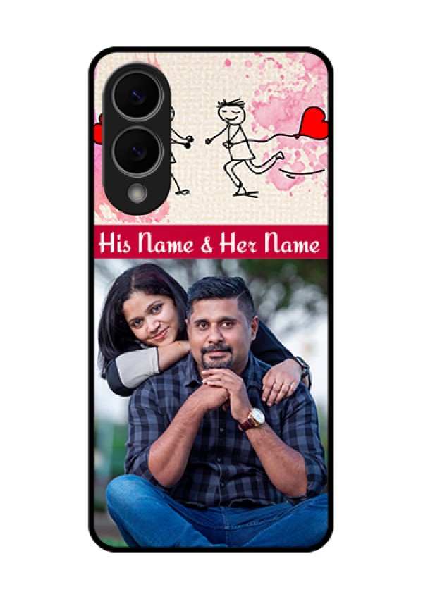 Samsung Galaxy S25 Edge 5G Custom Glass Phone Case - You And Me Case Design