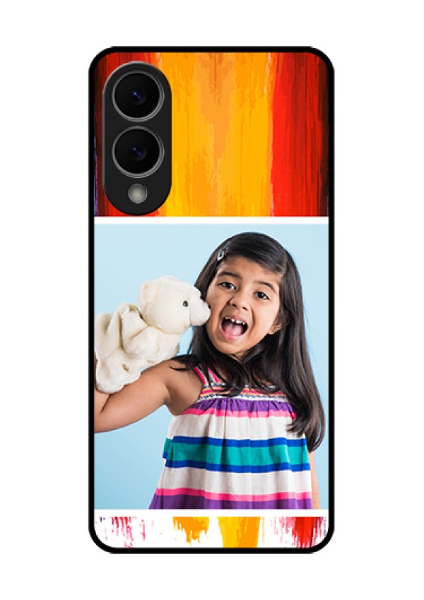 Samsung Galaxy S25 Edge 5G Custom Glass Phone Case - Multi Color Design