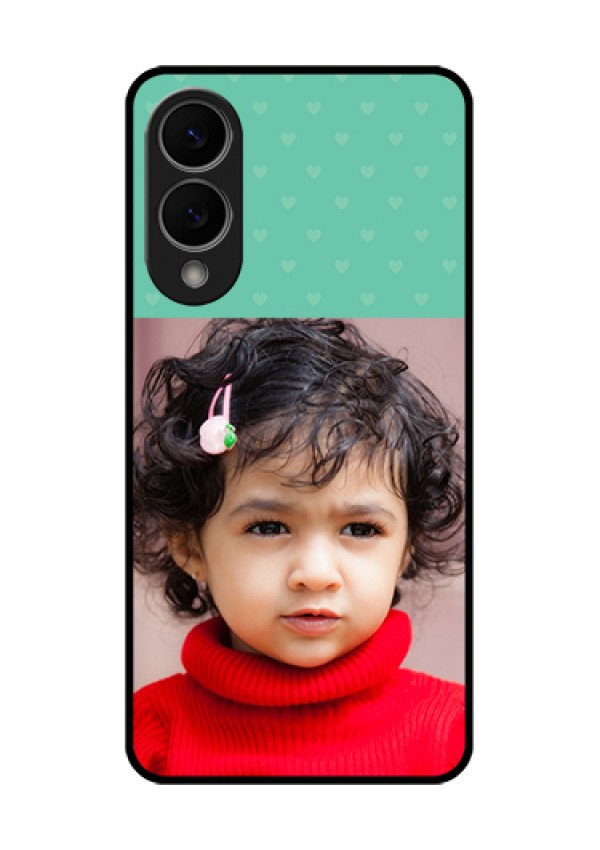 Samsung Galaxy S25 Edge 5G Custom Glass Phone Case - Lovers Picture Design