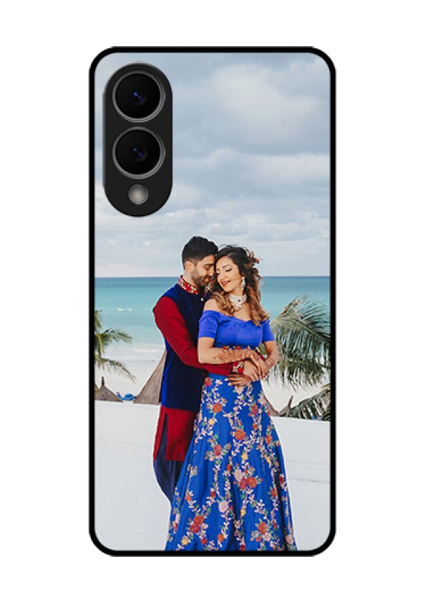 Samsung Galaxy S25 Edge 5G Custom Glass Phone Case - Upload Full Picture Design