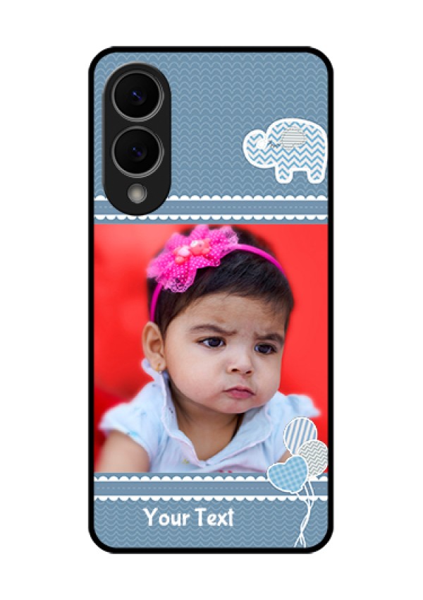 Samsung Galaxy S25 Edge 5G Custom Glass Phone Case - With Kids Pattern Design