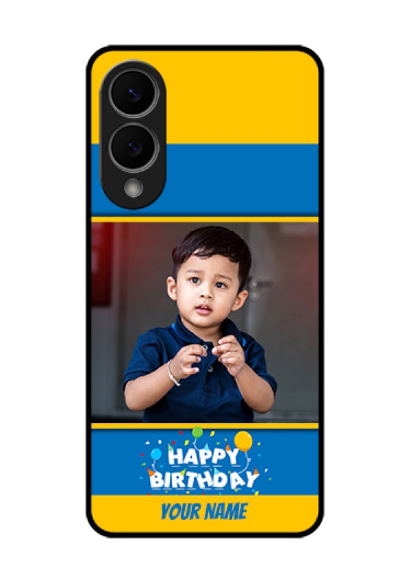 Samsung Galaxy S25 Edge 5G Custom Glass Phone Case - Birthday Wishes Design