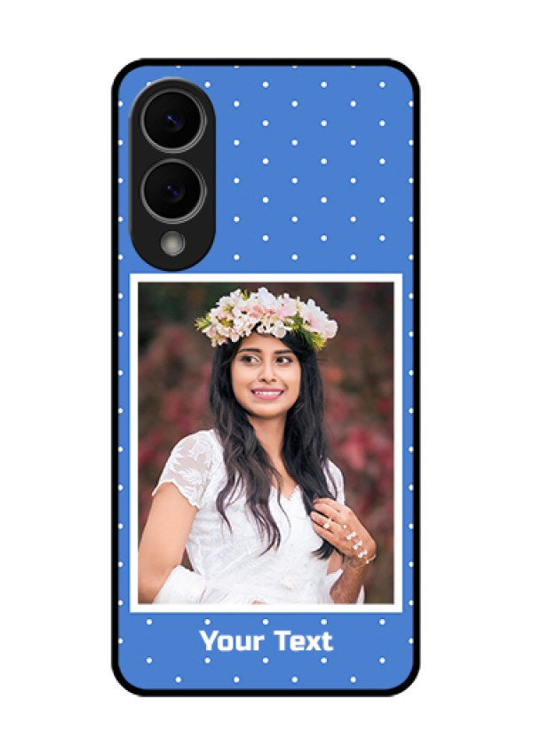 Samsung Galaxy S25 Edge 5G Custom Glass Phone Case - Polka Dots Design
