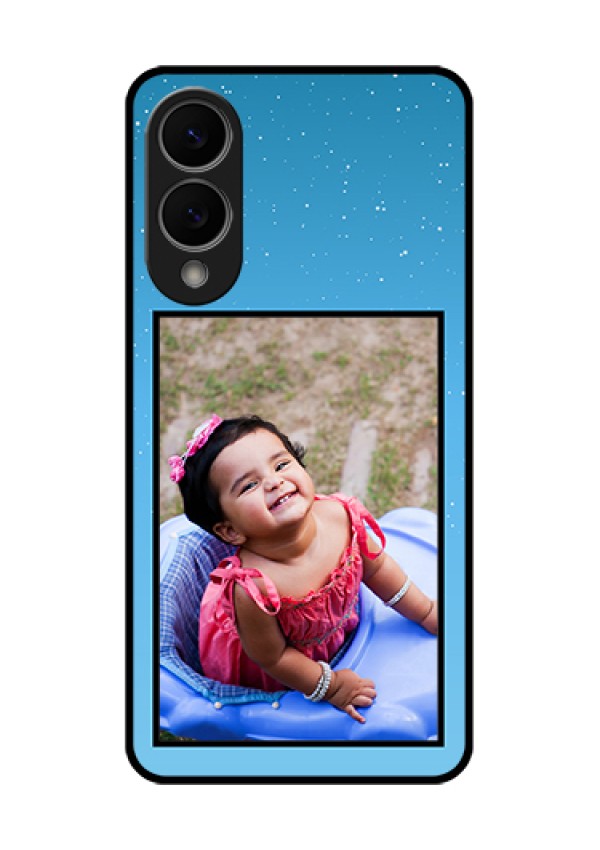 Samsung Galaxy S25 Edge 5G Custom Glass Phone Case - Wave Pattern Colorful Design
