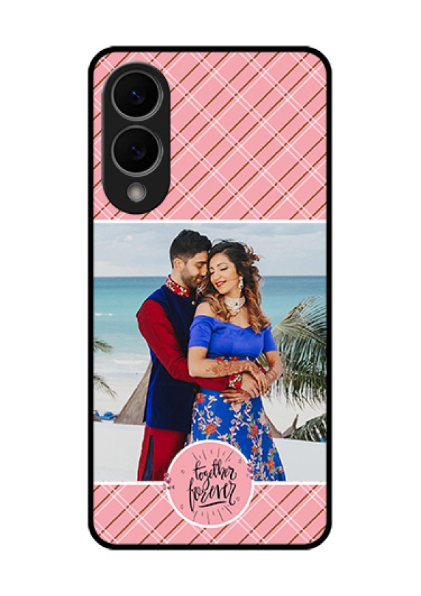 Samsung Galaxy S25 Edge 5G Custom Glass Phone Case - Together Forever Design