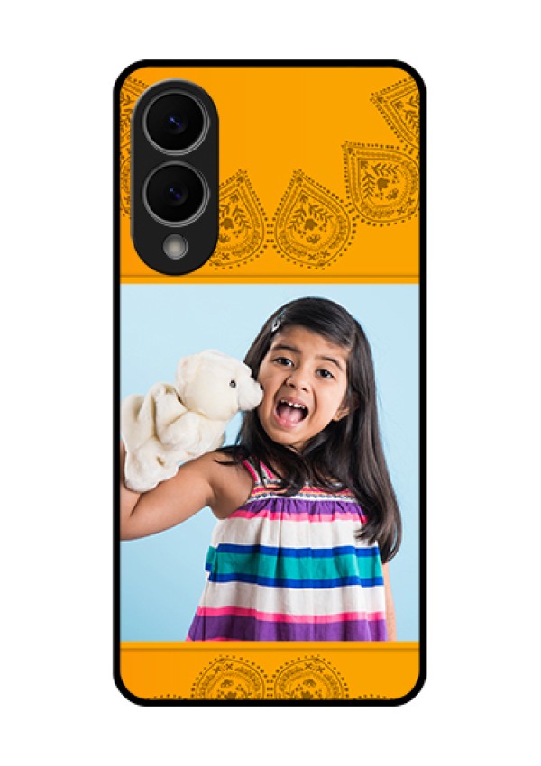Samsung Galaxy S25 Edge 5G Custom Glass Phone Case - Photo Wedding Design