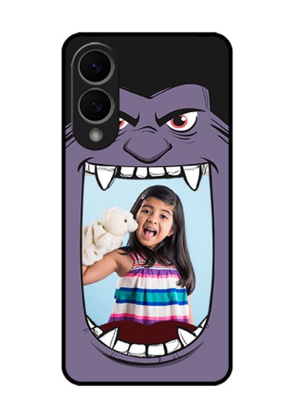 Samsung Galaxy S25 Edge 5G Custom Glass Phone Case - Angry Monster Design