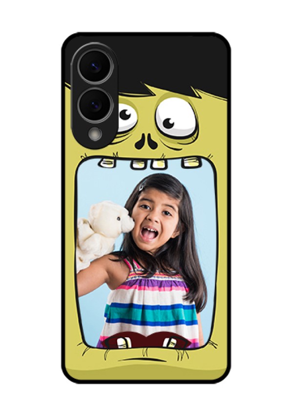 Samsung Galaxy S25 Edge 5G Custom Glass Phone Case - Cartoon Monster Back Case Design