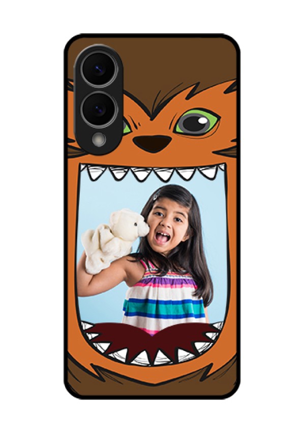 Samsung Galaxy S25 Edge 5G Custom Glass Phone Case - Owl Monster Back Case Design