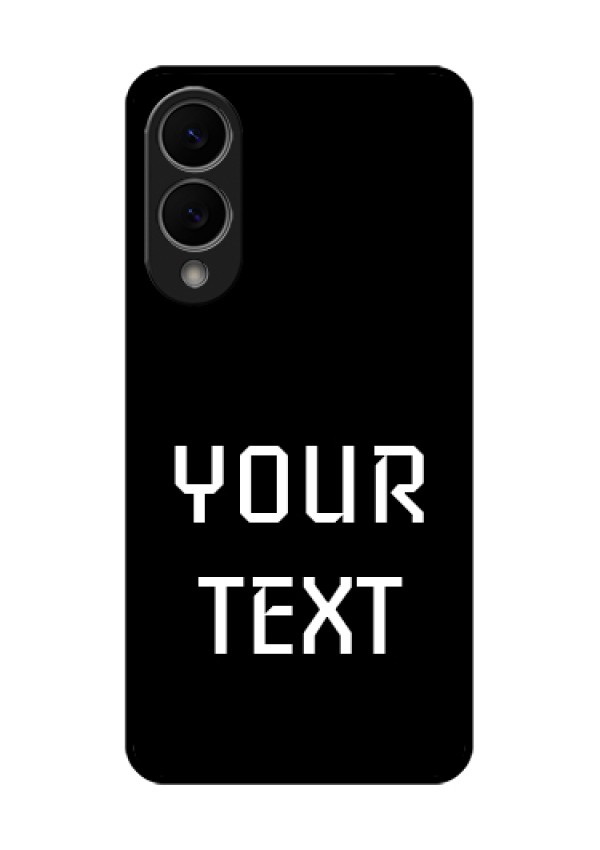 Samsung Galaxy S25 Edge 5G Custom Glass Phone Case - Your Name Design