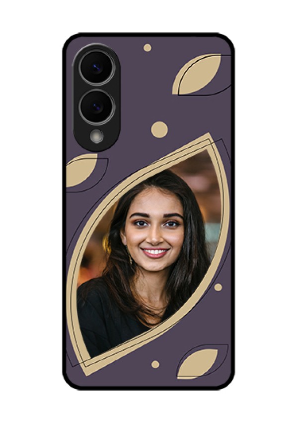 Samsung Galaxy S25 Edge 5G Custom Glass Phone Case - Falling Leaf Design