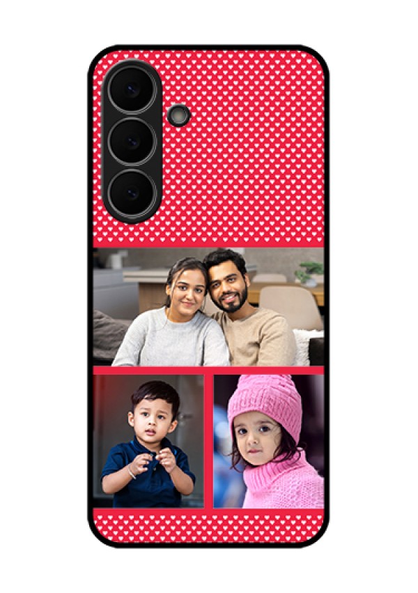 Samsung Galaxy S25 FE 5G Custom Glass Phone Case - Bulk Photo Upload Design