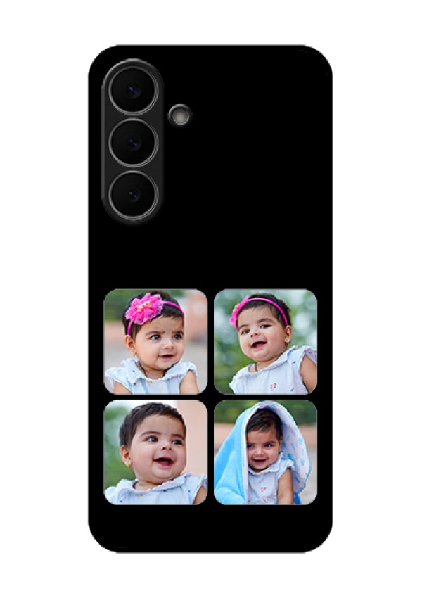 Samsung Galaxy S25 FE 5G Custom Glass Phone Case - Multiple Pictures Design