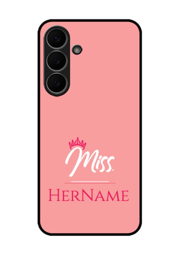 Samsung Galaxy S25 FE 5G Custom Glass Phone Case - Mrs With Name Design