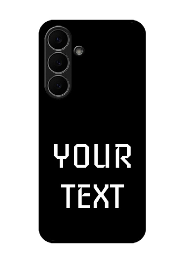 Samsung Galaxy S25 FE 5G Custom Glass Phone Case - Your Name Design