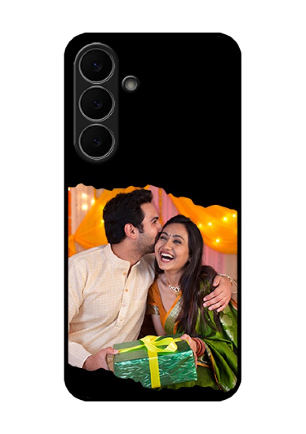 Samsung Galaxy S25 FE 5G Custom Glass Phone Case - Tear - Off Design