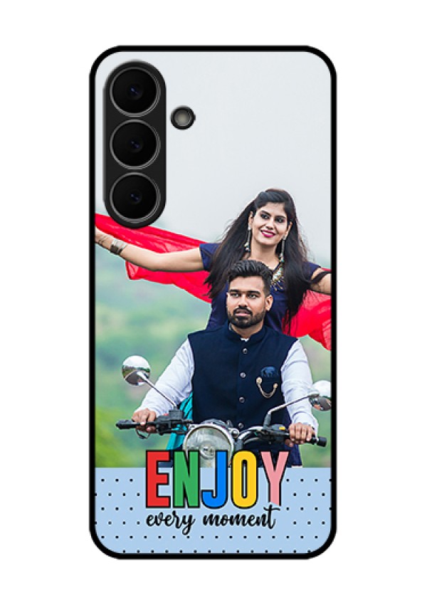 Samsung Galaxy S25 FE 5G Custom Glass Phone Case - Enjoy Every Moment Design