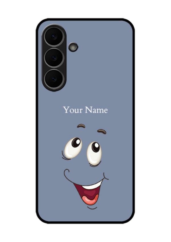 Samsung Galaxy S25 FE 5G Custom Glass Phone Case - Laughing Cartoon Face Design