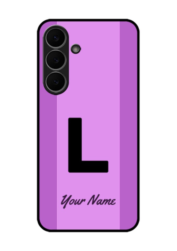 Samsung Galaxy S25 FE 5G Custom Glass Phone Case - Tricolor Custom Text Design