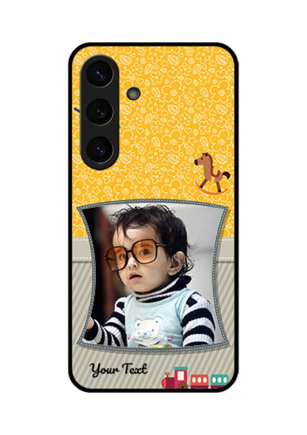 Galaxy S25 Plus 5G Custom Glass Phone CaseBaby Picture Upload Design