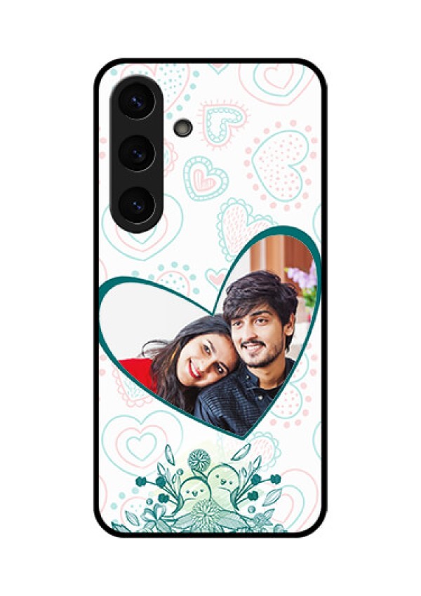 Galaxy S25 Plus 5G Custom Glass Phone CasePremium Couple Design