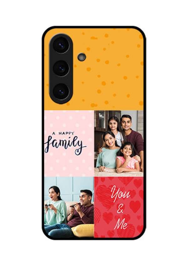 Galaxy S25 Plus 5G Custom Glass Phone CaseImages With Quotes Design